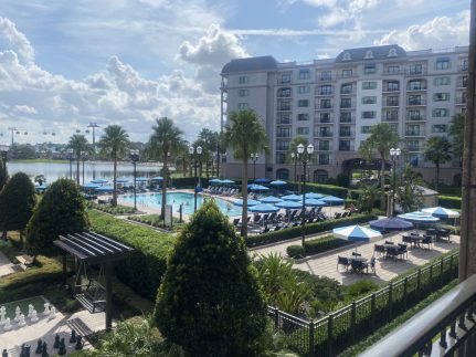 Disneys Riviera Resort view of pool